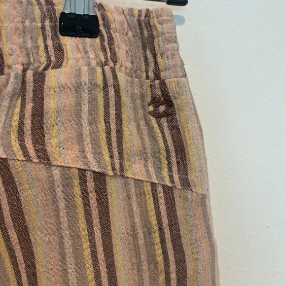 Billabong Low Rise Striped Beach Pants Size Small - Picture 8 of 9